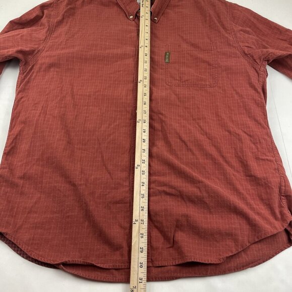 Lot of 2 Columbia Button Up Shirts Men’s L Long Sleeve Cotton Outdoor Casual Red - Picture 5 of 10